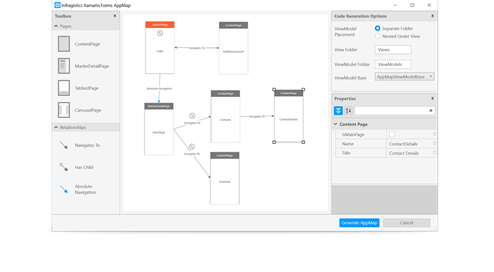 Xamarin App Map