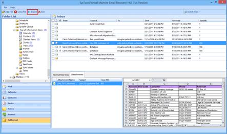 export exchange edb files