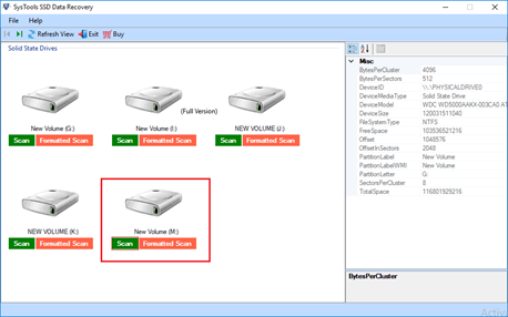 recover deleted data from SSD