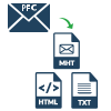 pfc to html, txt, mht