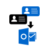 export excel contact to outlook